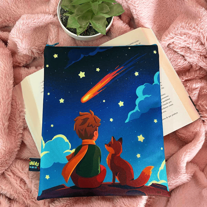 Funda Para Libro (Con Cierre) - El Principito Meteorito 1
