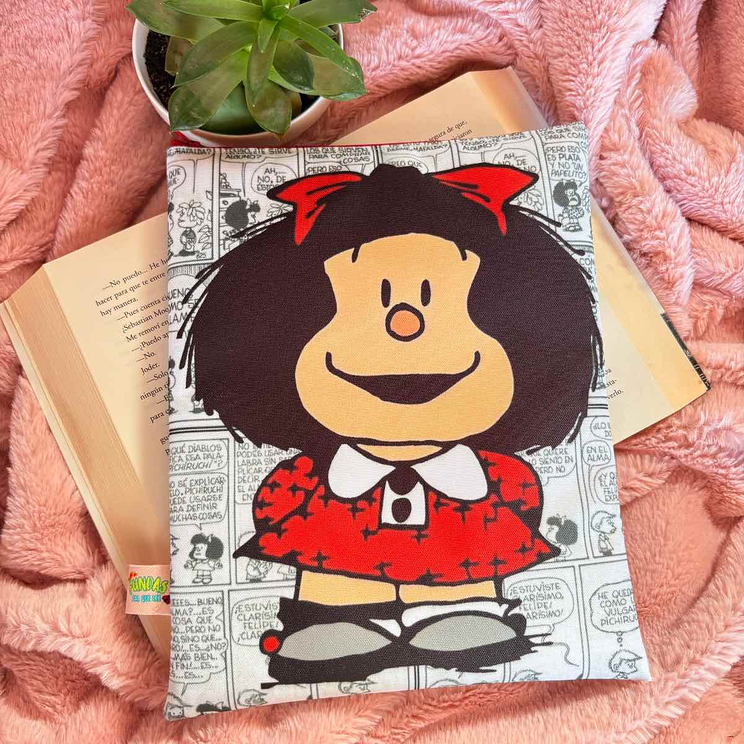 Funda Para Libro (Con Cierre) - Mafalda 1