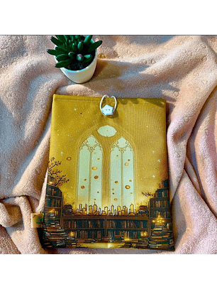 Funda Para Libro (Con Boton) - Ventanal Con Libros