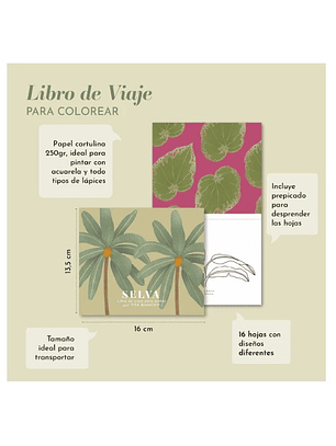 Libro Para Pintar Selva