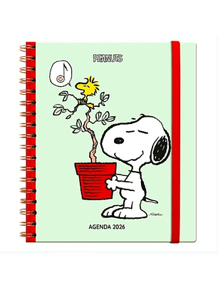 Agenda Snoopy Semanal 2026 – Espiral (17×20)