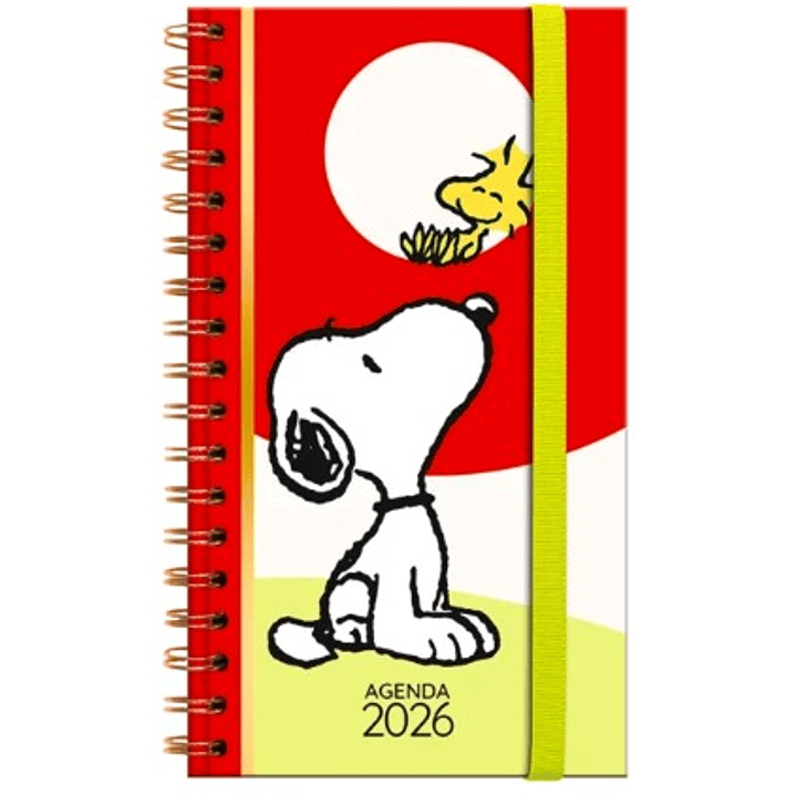 Agenda Snoopy Semanal 2026 – Espiral Chequera (9×16) 1