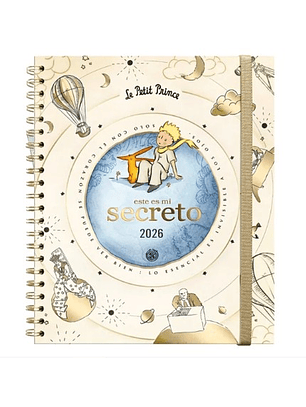 Agenda El Principito Semanal 2026 – Espiral (17×20)