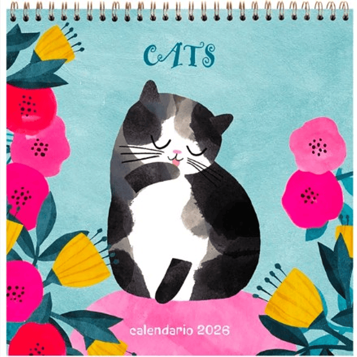 Calendario De Pared 2026 – Planet Cat 1