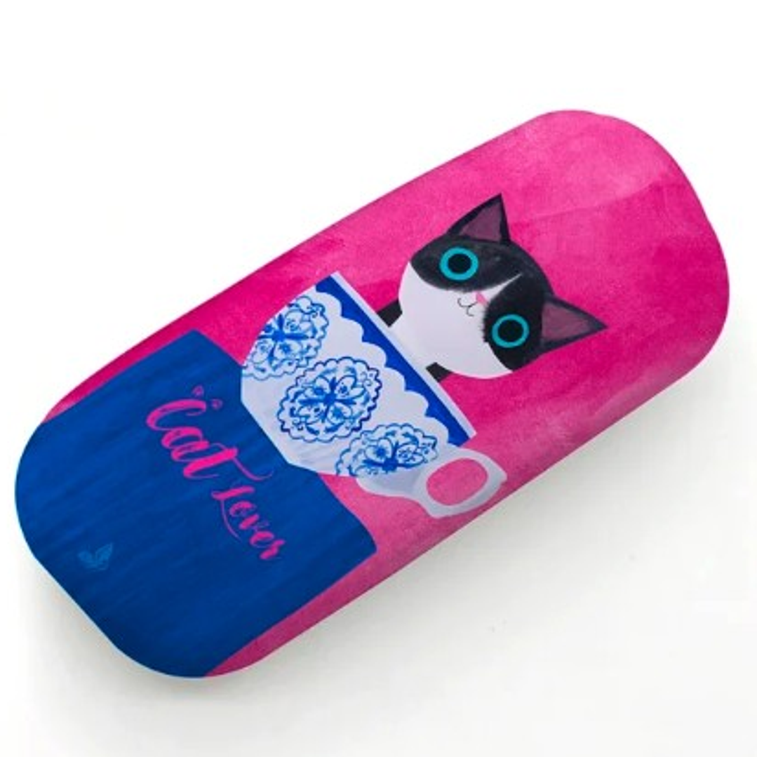 Estuche De Lentes – Planet Cat (Rosado) 1