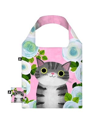 Bolsa De Compras Reutilizable – Planet Cat (Rosado)
