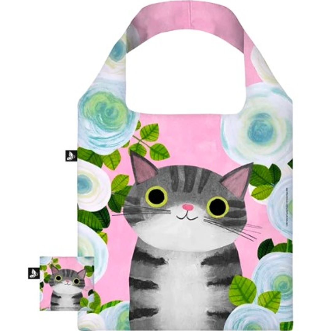 Bolsa De Compras Reutilizable – Planet Cat (Rosado) 1