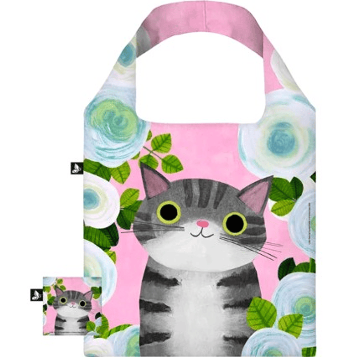 Bolsa De Compras Reutilizable – Planet Cat (Rosado) 1