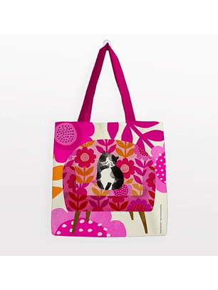 Bolsa Algodón Grande – Planet Cat – 2