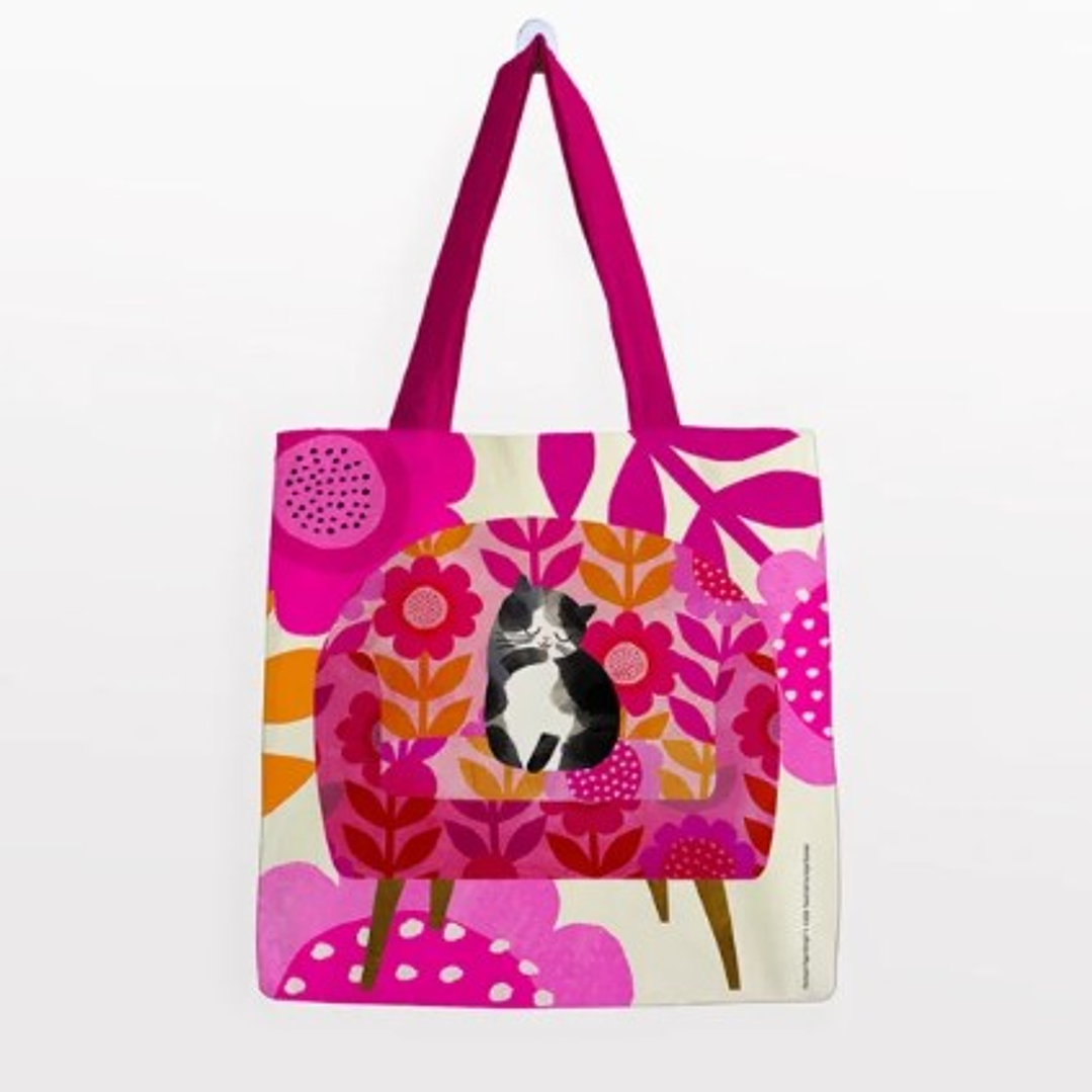 Bolsa Algodón Grande – Planet Cat – 2 1