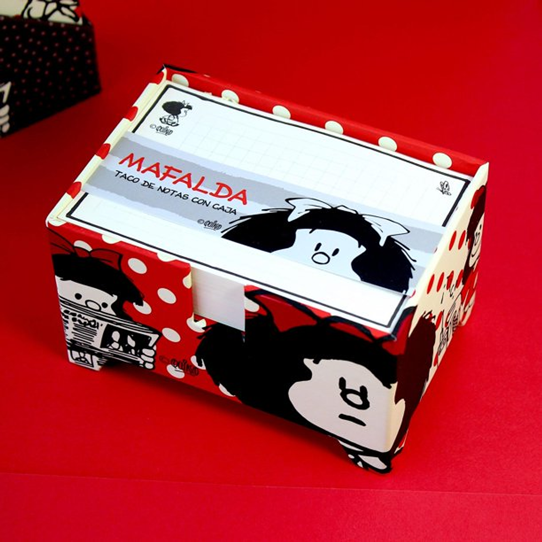 Taco De Notas C Caja Mafalda 1