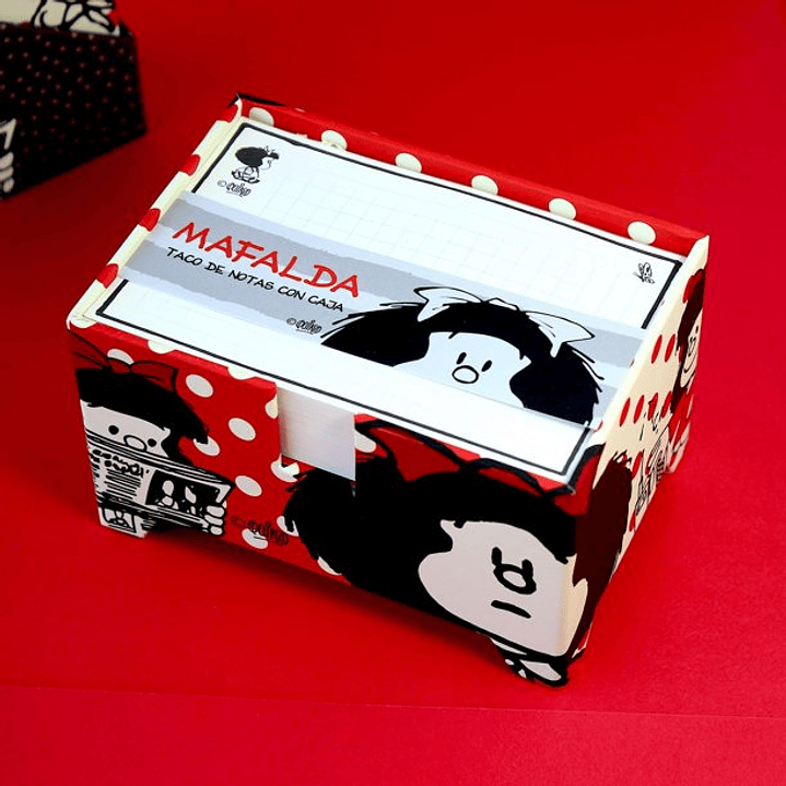 Taco De Notas C Caja Mafalda 1