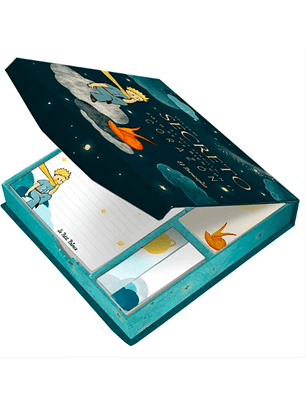 Caja De Notas Y Banderitas Autoadhesivas – El Principito 1