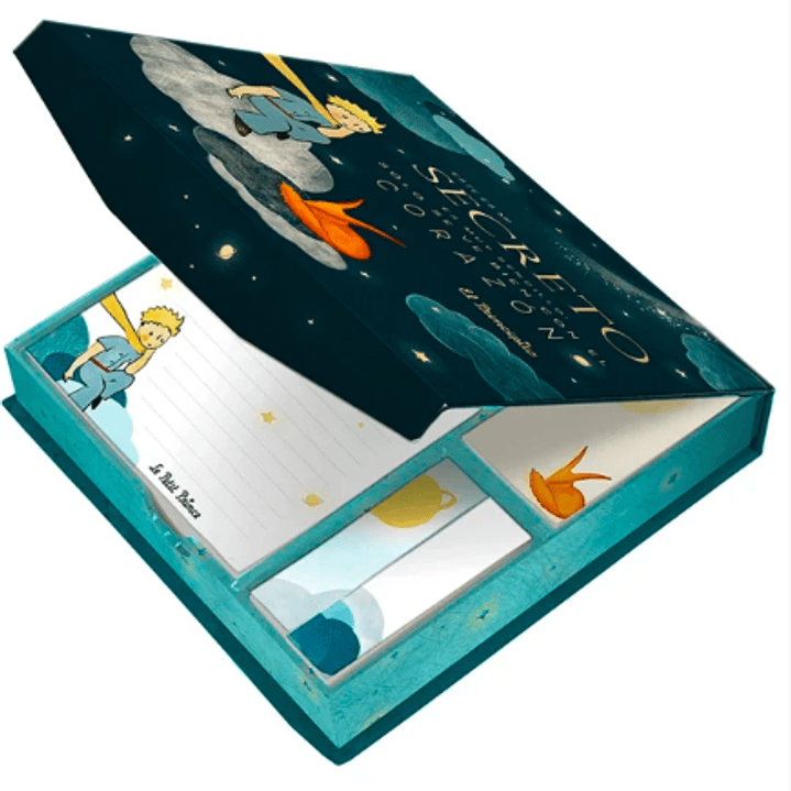 Caja De Notas Y Banderitas Autoadhesivas – El Principito 1 1