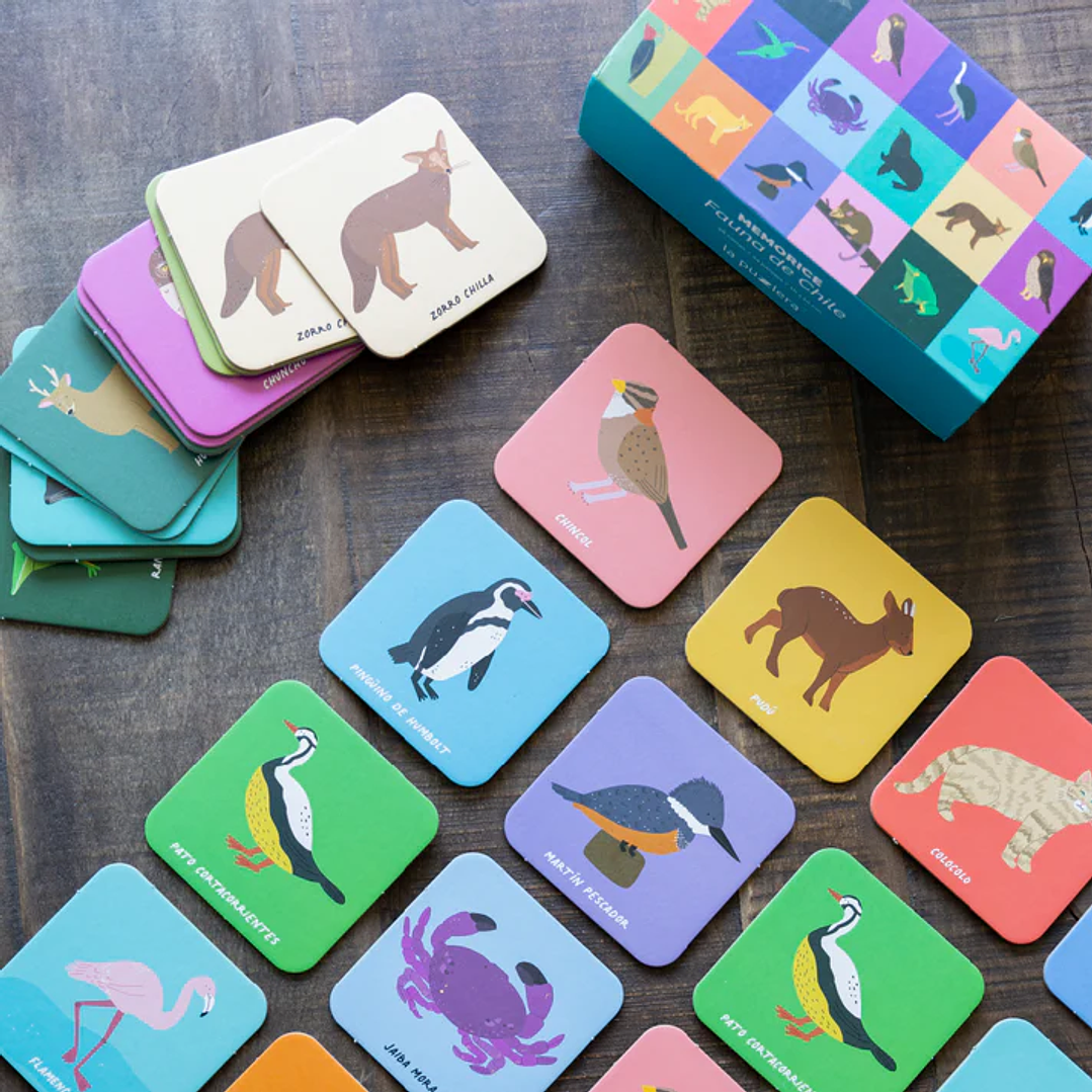 Memorice Fauna De Chile 48 Piezas 1