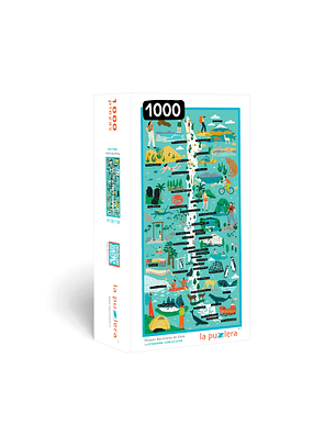 Puzzle Mapa Parques Nacionales De Chile 1000 Piezas