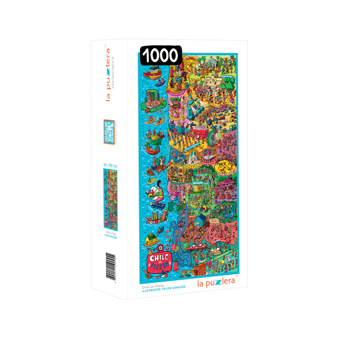Puzzle Chile Es Fiesta 1000 Piezas 1