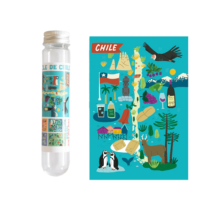 Mini Puzzle Chile - 150 Piezas 1