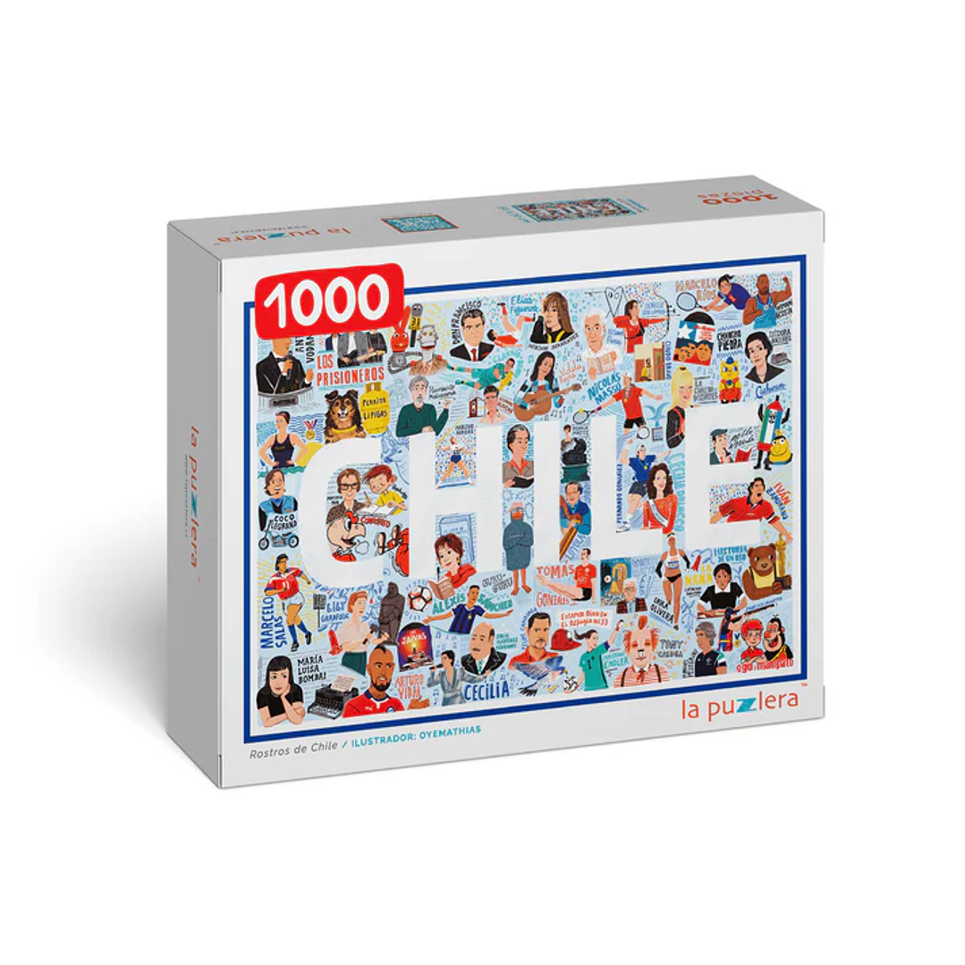 Puzzle Rostros De Chile 1000 Piezas 1