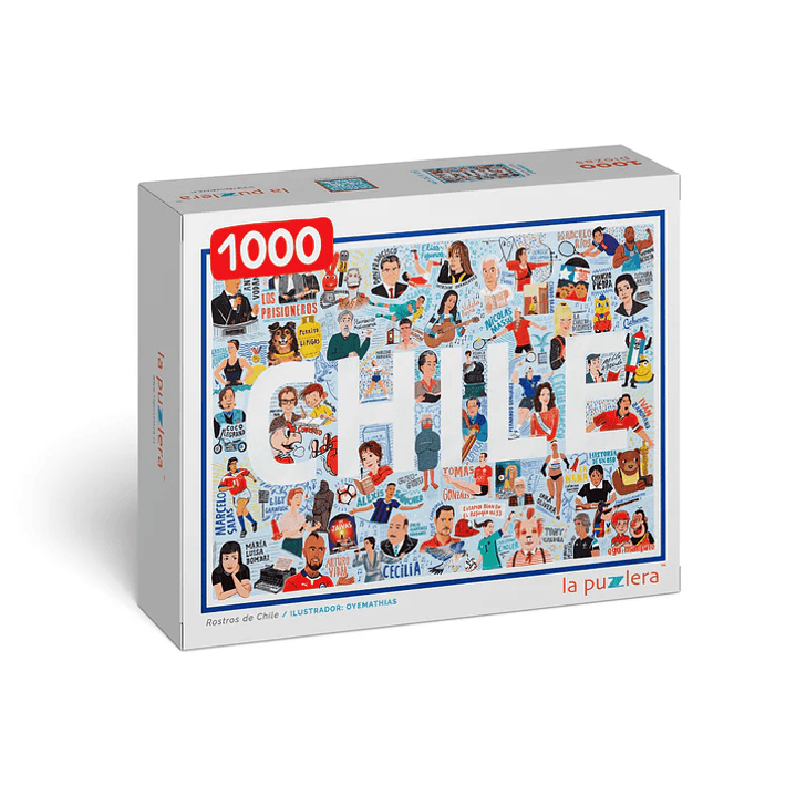 Puzzle Rostros De Chile 1000 Piezas 1