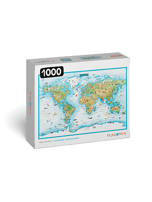 Puzzle Mapa Mundi 1000 Piezas