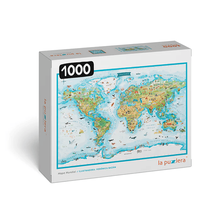 Puzzle Mapa Mundi 1000 Piezas 1