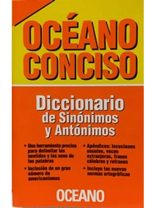 Diccionario De Sinonimos Y Antonimos 