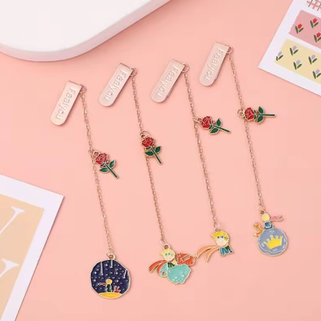 Marcapagina Metalico (Cadena) - El Principito 1