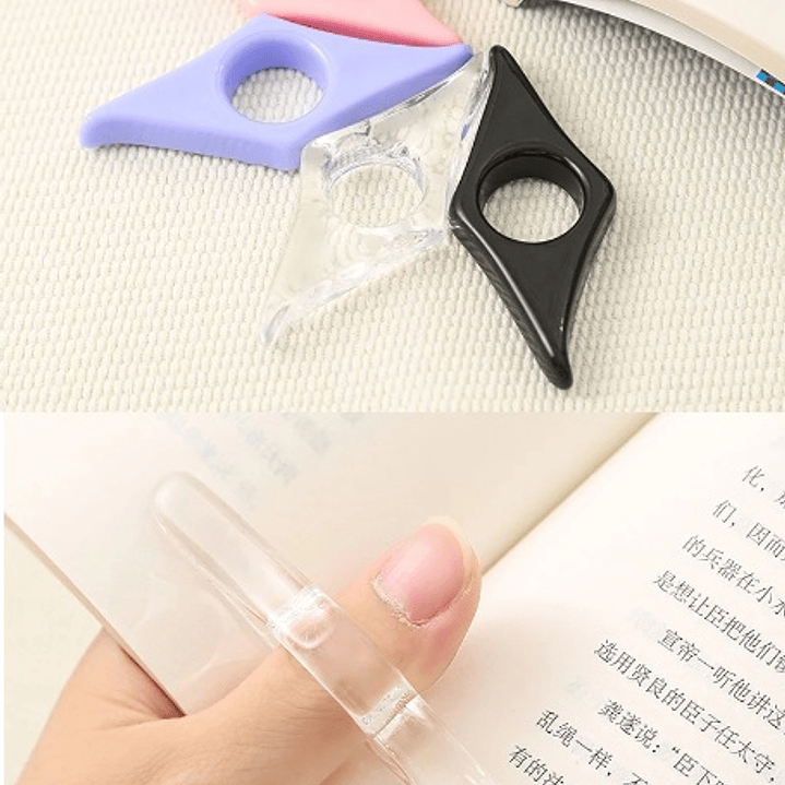 Marcapagina De Plastico - Soporte Para Dedo  1