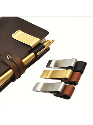 Marcapagina Metalico Clip - Soporte Para Lapiz
