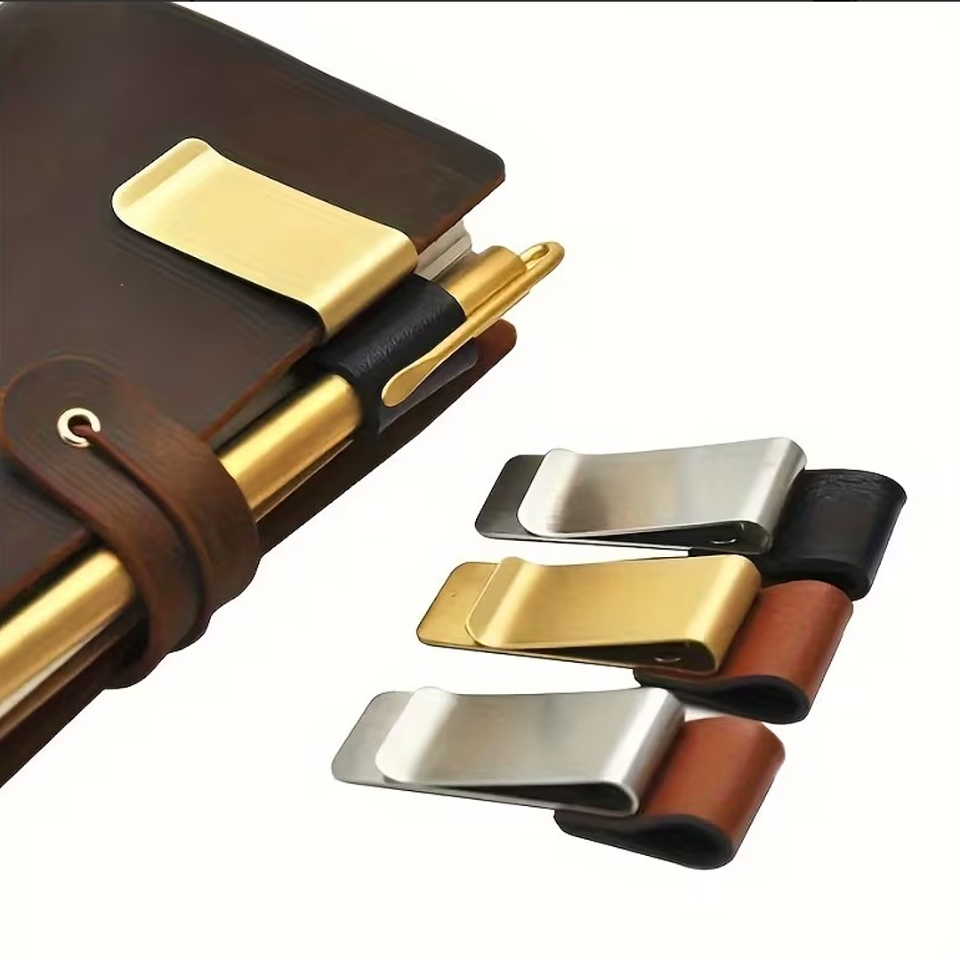 Marcapagina Metalico Clip - Soporte Para Lapiz 1