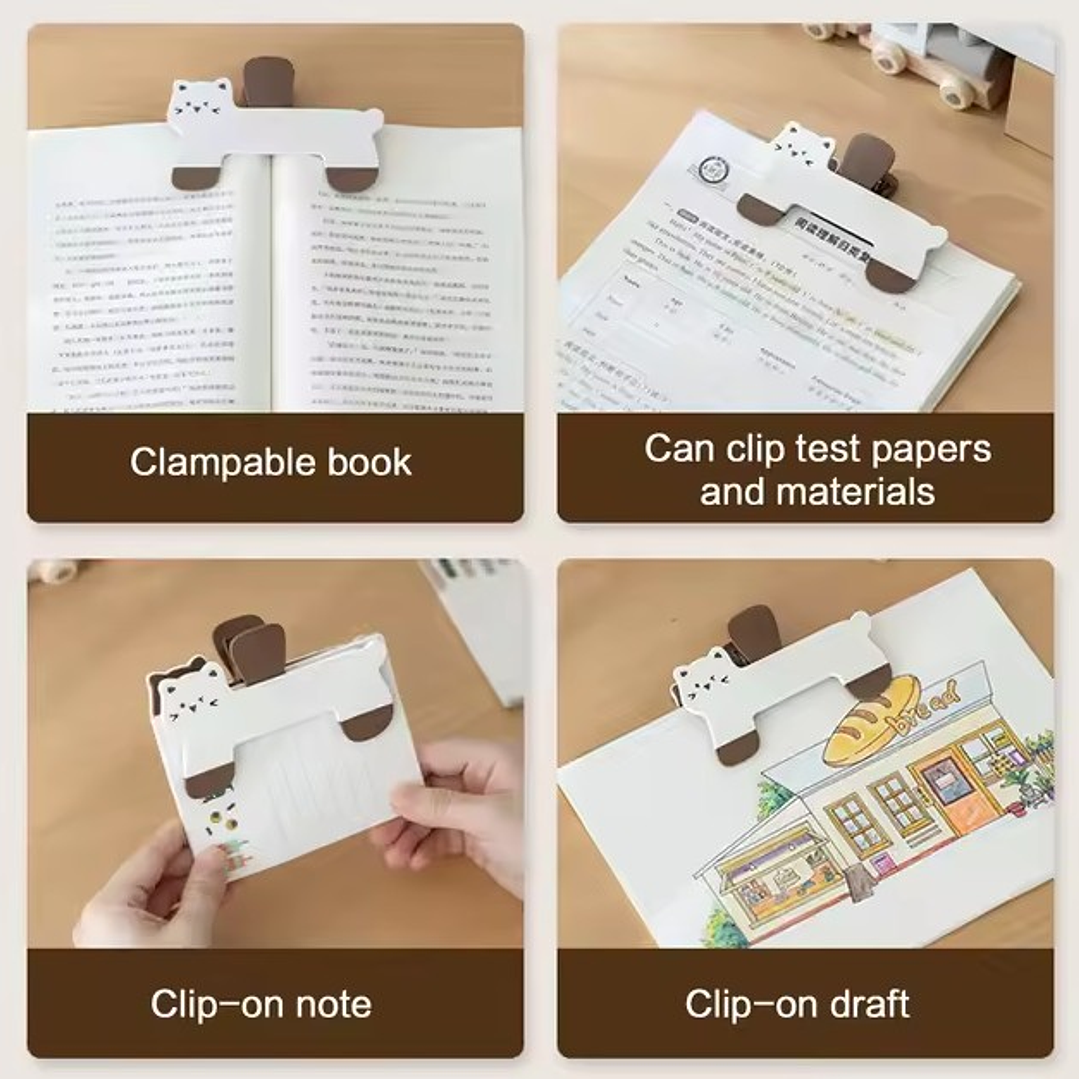 Marcapagina De Plastico - Clip Gato 1