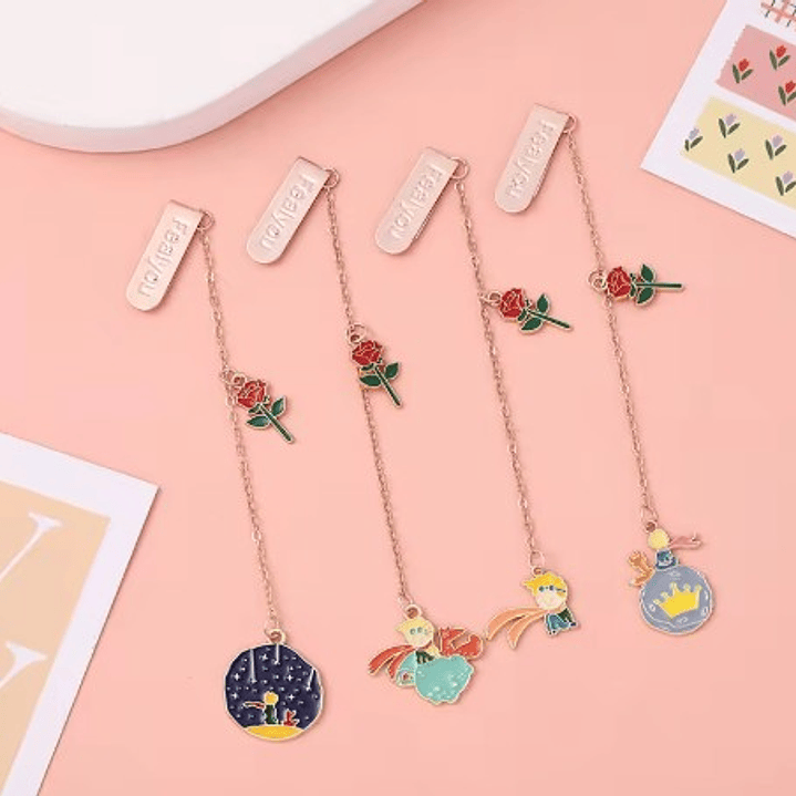 Marcapagina Metalico (Cadena) - El Principito 1