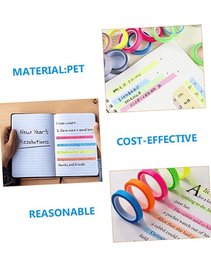 Marcapagina Adhesivo - Cinta Para Resaltar