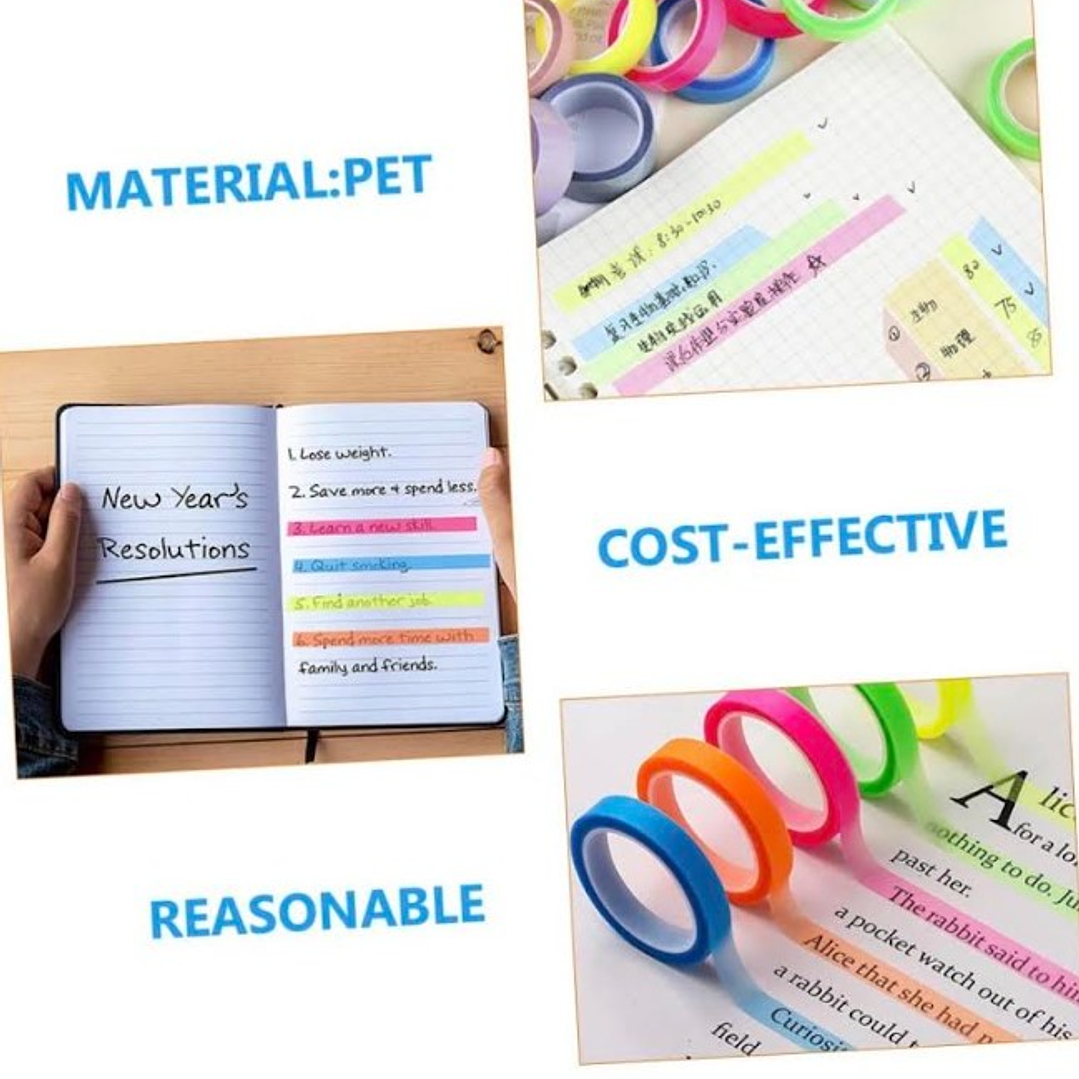 Marcapagina Adhesivo - Cinta Para Resaltar 1