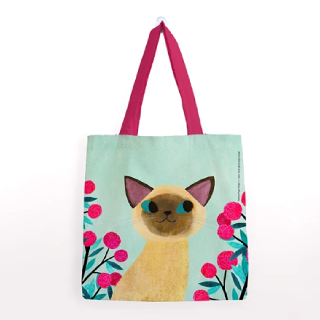 Bolsa Algodón Mediana – Planet Cat – 2 1