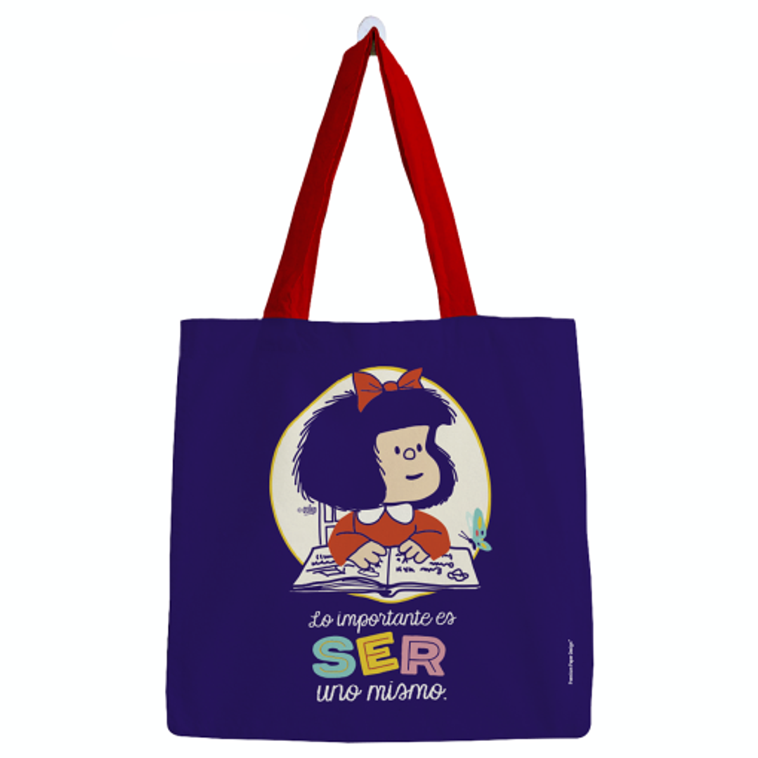 Bolsa Mafalda  Algodon Grande 1