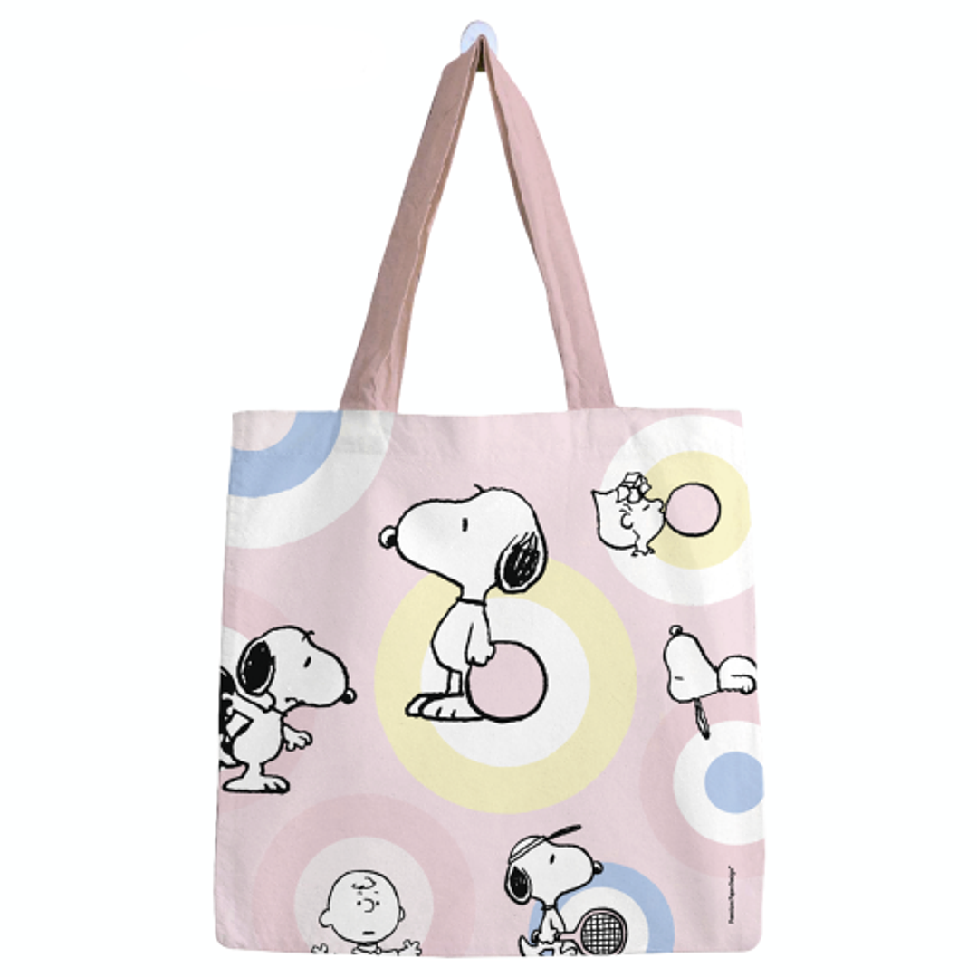 Bolsa Snoopy Algodon Grande 1