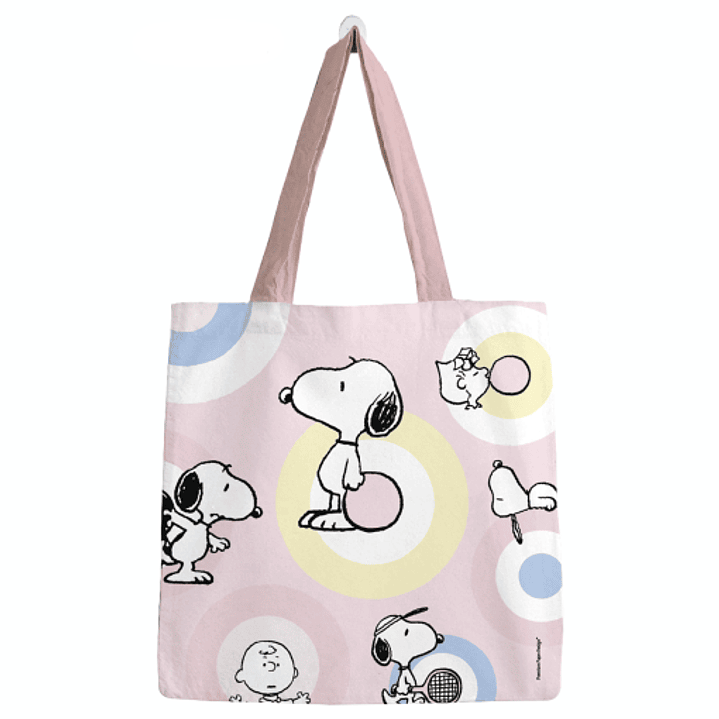 Bolsa Snoopy Algodon Grande 1