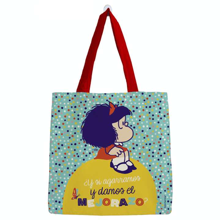 Bolsa Mafalda  Algodon Grande 1