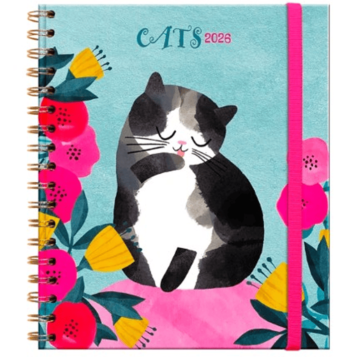 Agenda Planet Cat Semanal 2026 – Espiral (17×20) 1