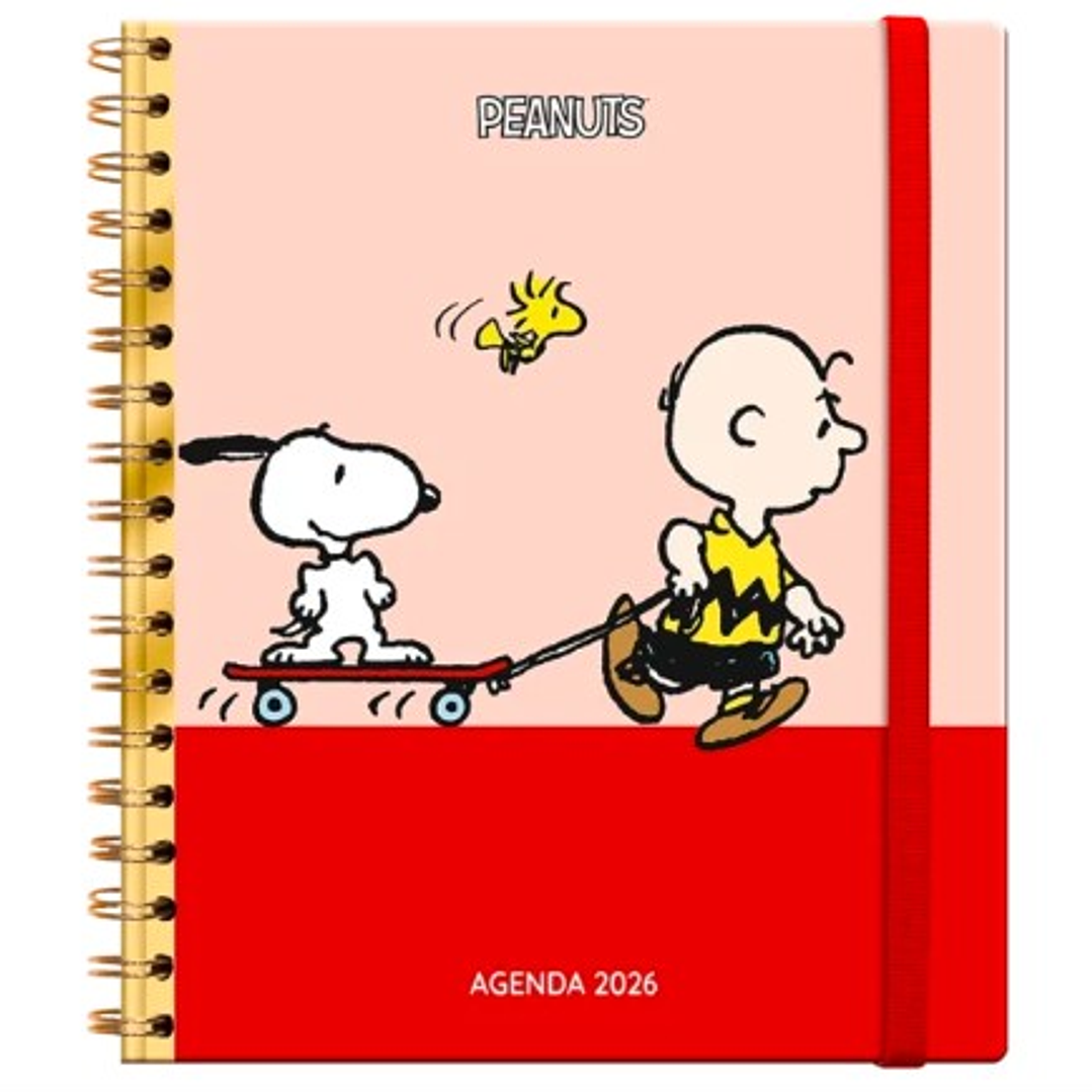 Agenda De Snoopy Diaria 2026 – Espiral (17×20) 1