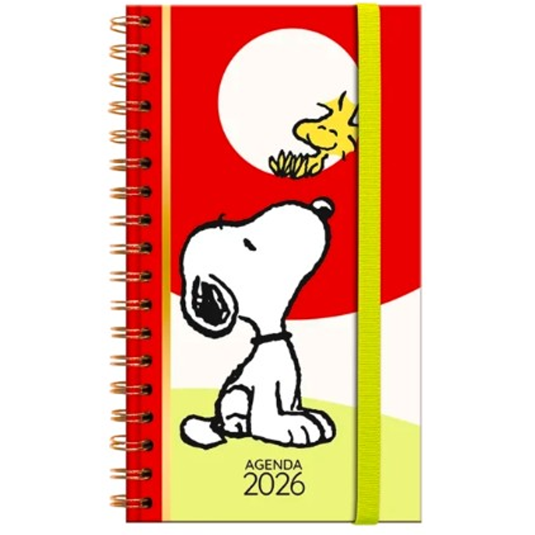 Agenda Snoopy Semanal 2026 – Espiral Chequera (9×16) 1