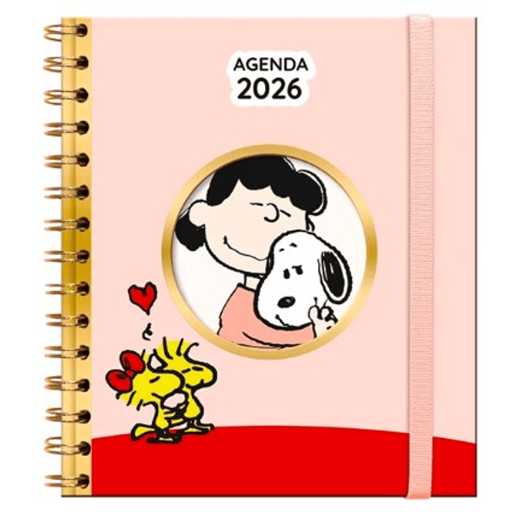Agenda Snoopy Pocket 2026 – Espiral (13×15) 1