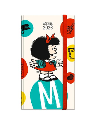 Agenda Mafalda Semanal 2026 – Chequera (9×16)