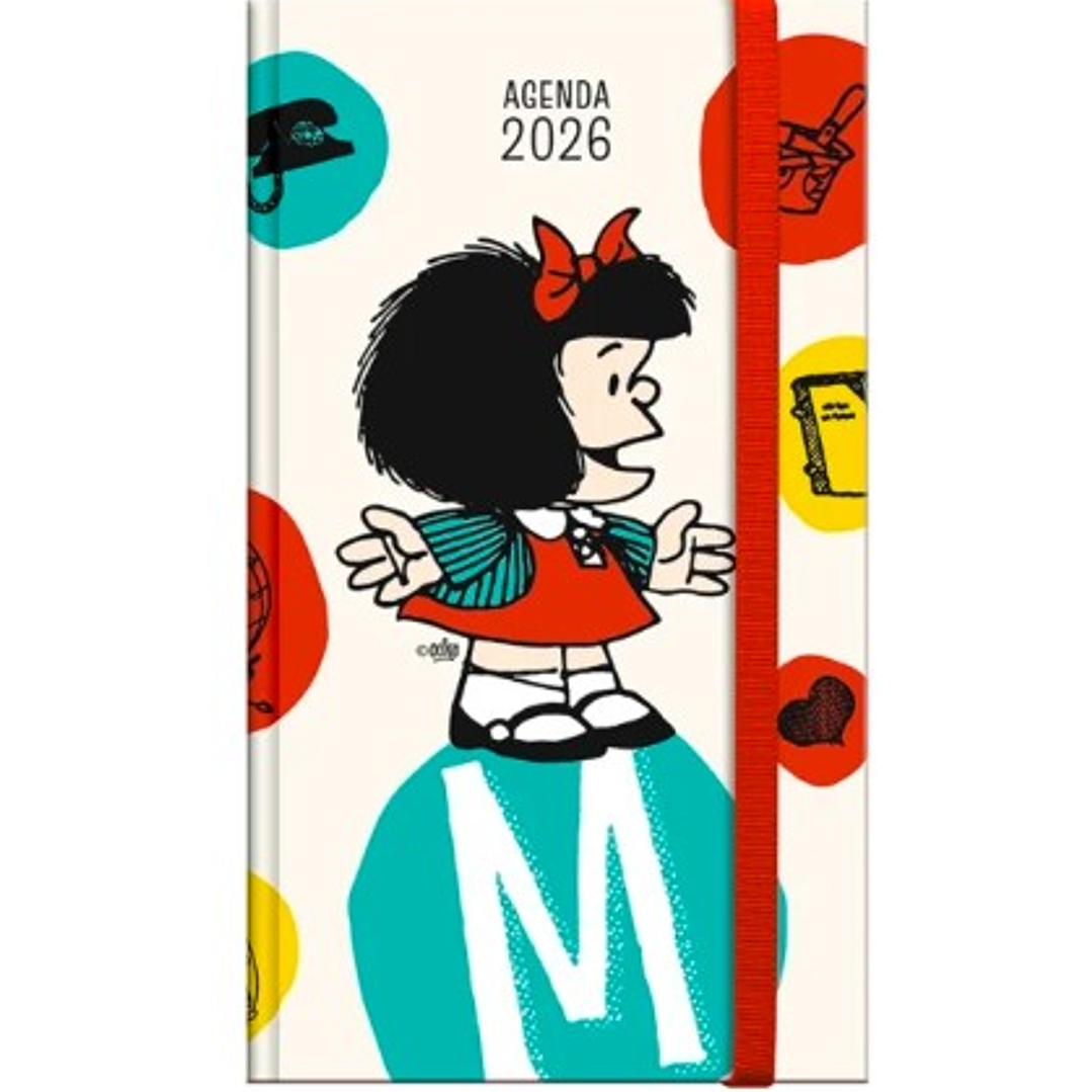 Agenda Mafalda Semanal 2026 – Chequera (9×16) 1