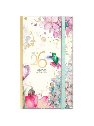 Agenda Floral Semanal 2026 – Chequera (9×16)