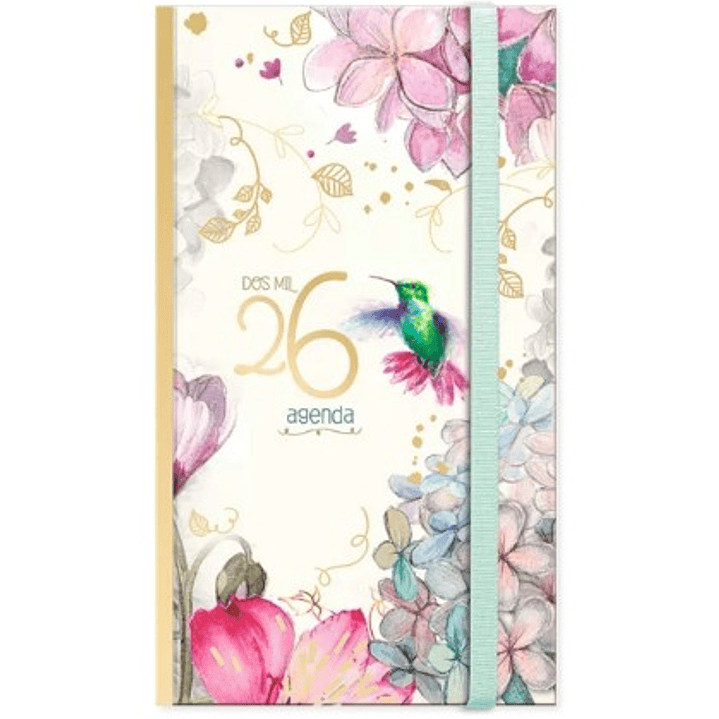 Agenda Floral Semanal 2026 – Chequera (9×16) 1