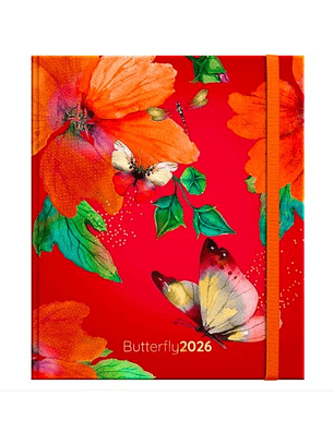 Agenda Butterfly Semanal 2026 (17×20)