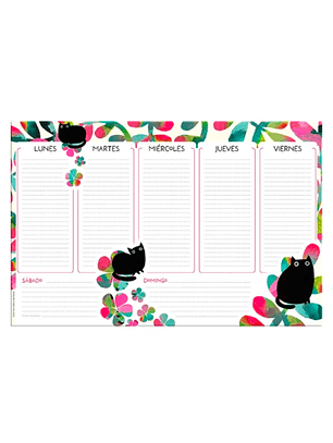 Planificador Semanal – Planet Cat